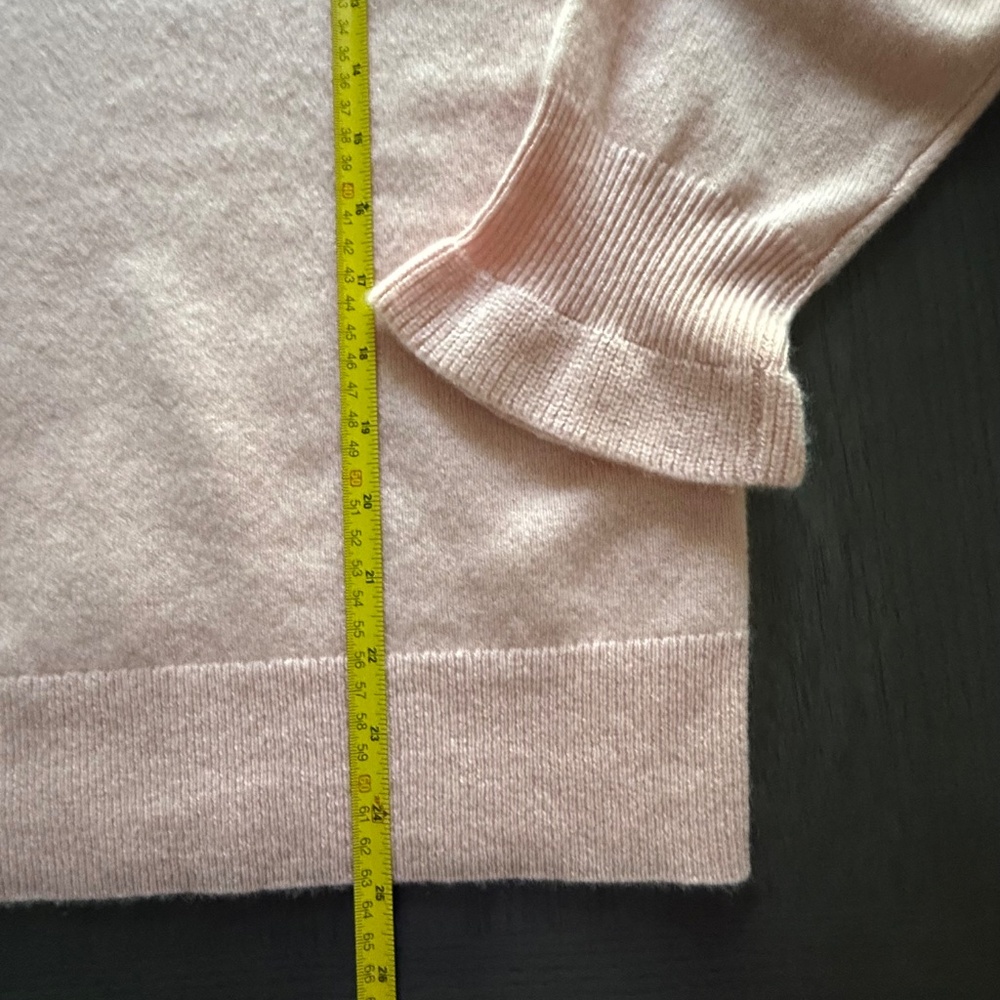 Sundance Gisella 100% Cashmere Pink Sweater Size XL - Picture 6 of 11
